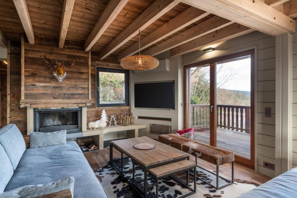 Luxueux Chalet Avec Vue Sur Les Pistes Et Le Hohneck Le Tholy Kültér fotó